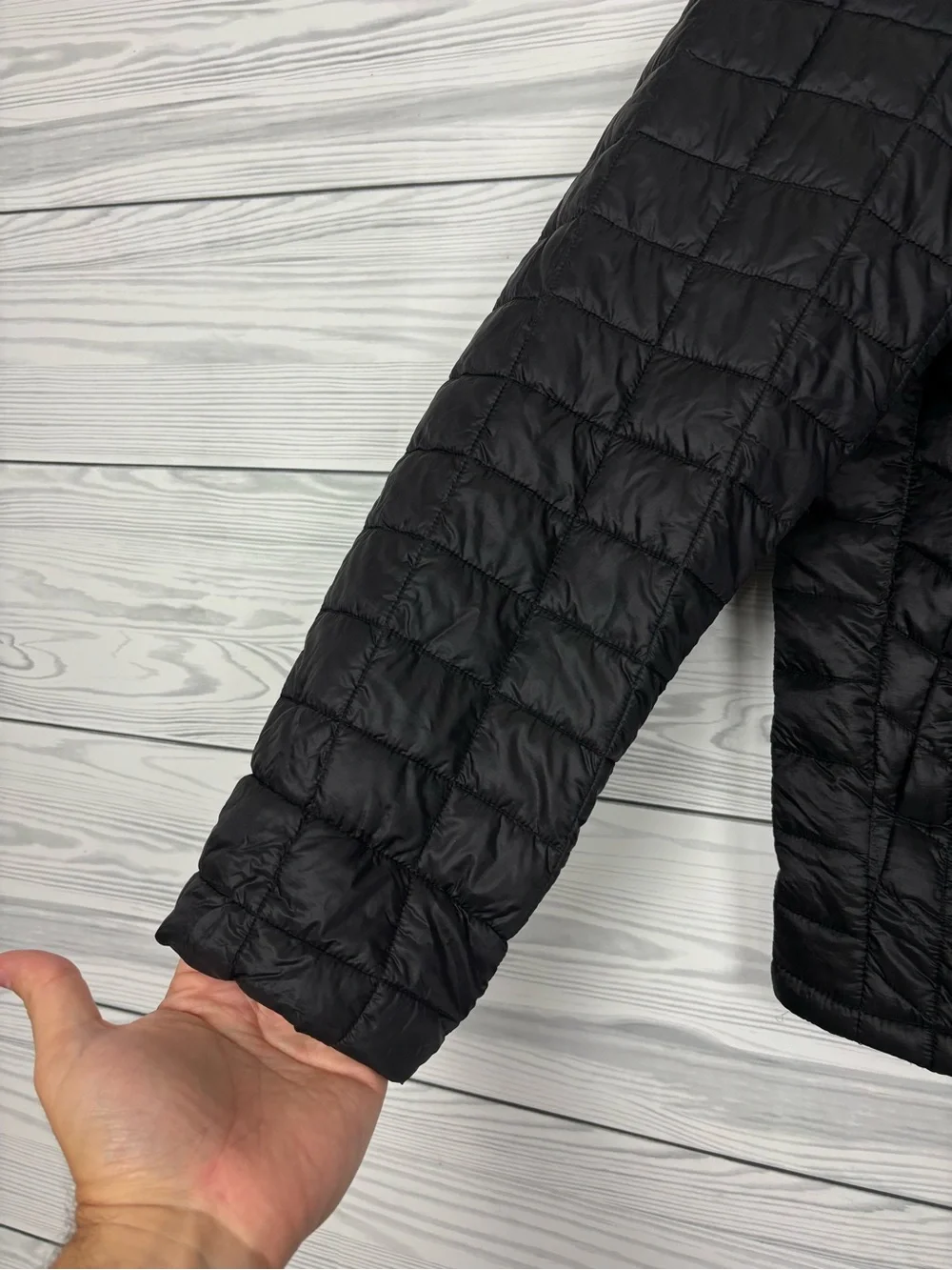 The North Face Men’s Black ThermoBall Trekker jacket size large